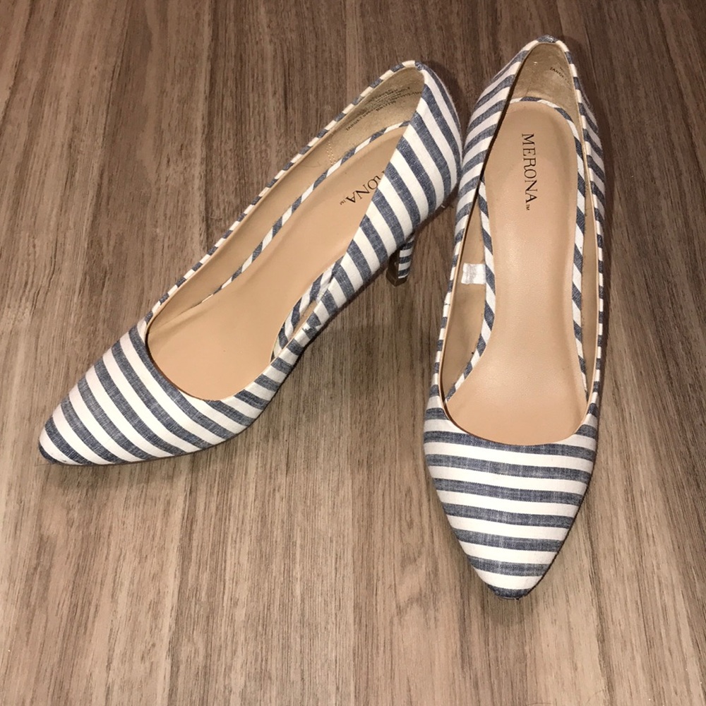 Striped heels - Picture 2 of 4